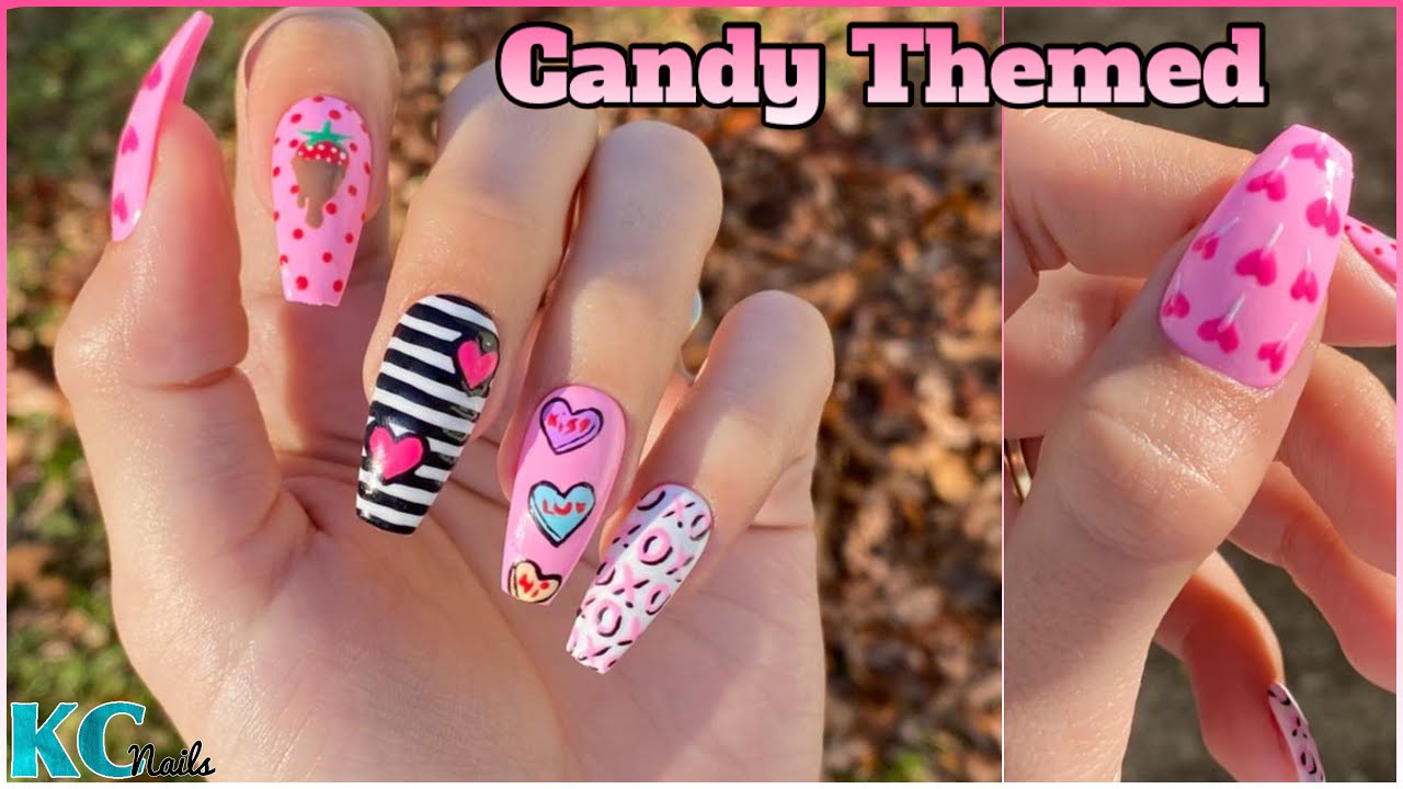 Candy Decorated Nail