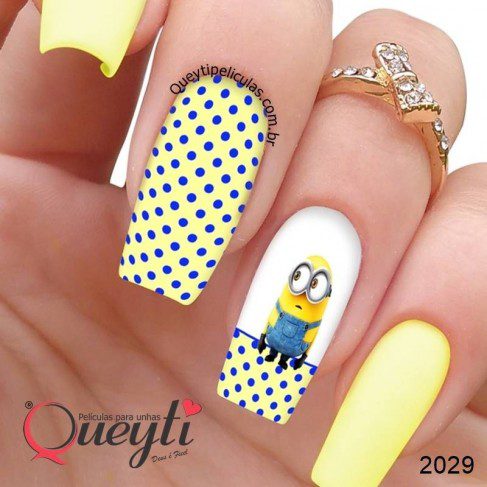 Unha Decorada Minions