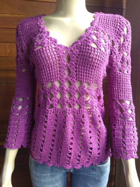 blusa-de-croche-manga-longa