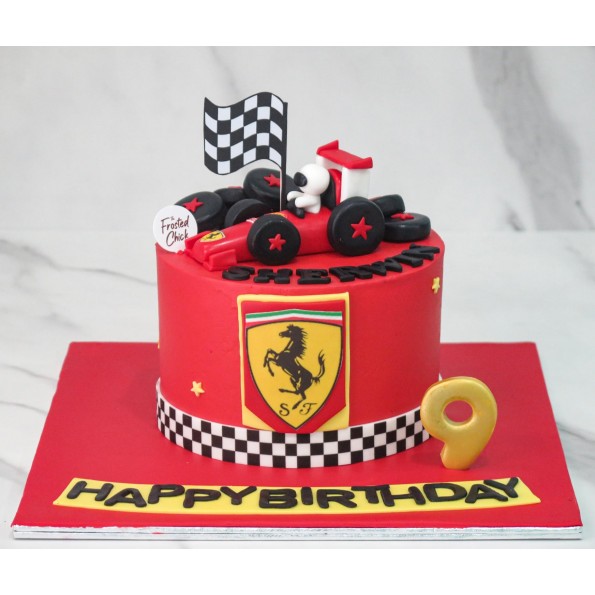 Ferrari Decorated Cake