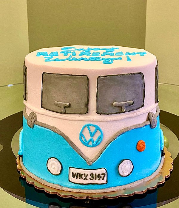 Volkswagen Decorated Cake