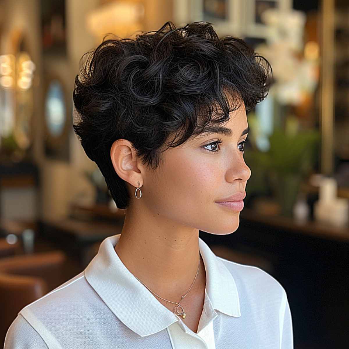 Wavy Short Hair