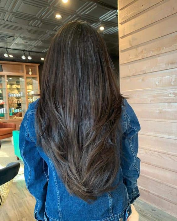 corte de cabelo feminino longo