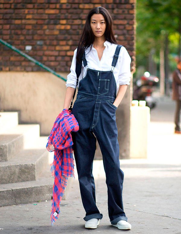 Look com Macacão Jeans