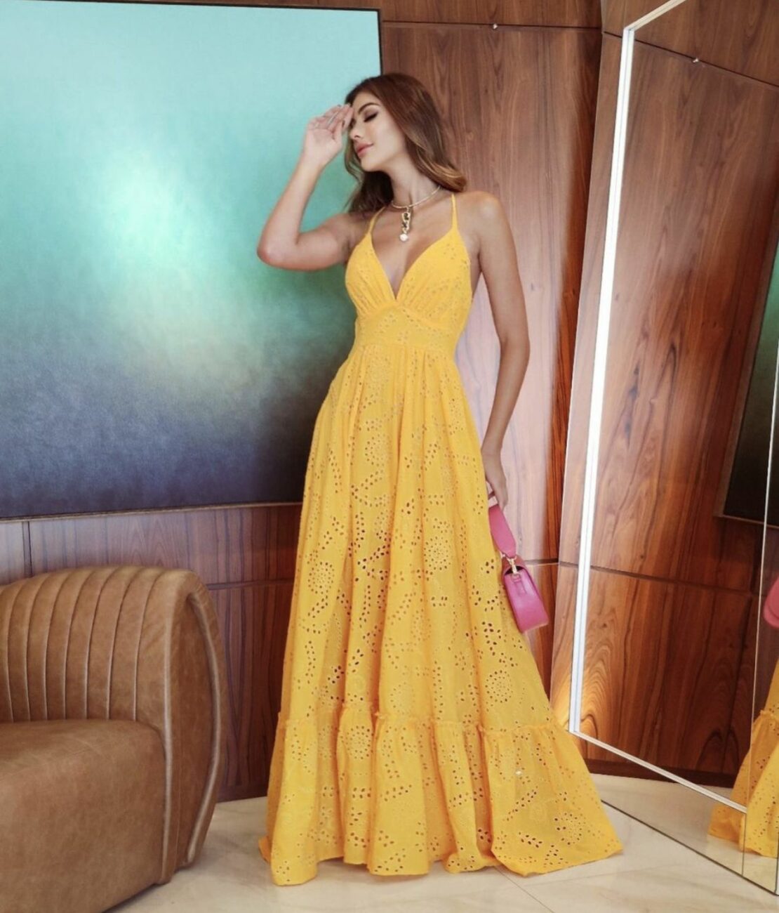 maquiagem-para-vestido-amarelo