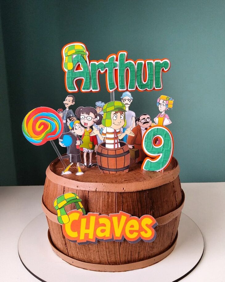 Bolo Decorado Chaves