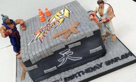 Street Fighter Decorated Cake