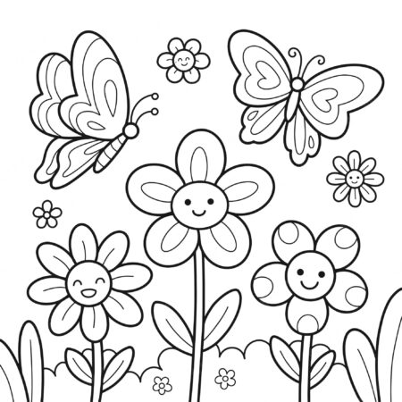 desenho-para-colorir-flores