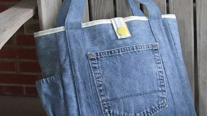 Artesanatos Faceis Bolsa Jeans