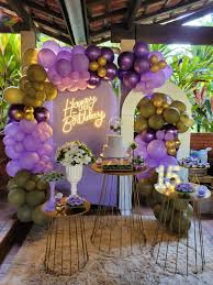 decoracao-de-festa-de-15-anos-lilas