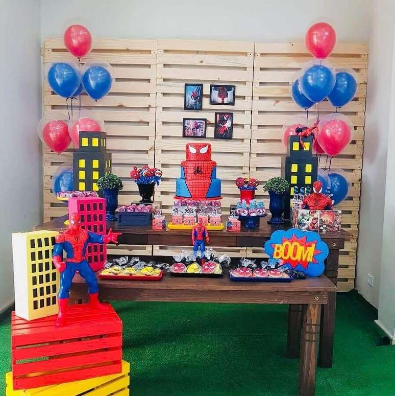 Decoracao Do Homem Aranha Simples