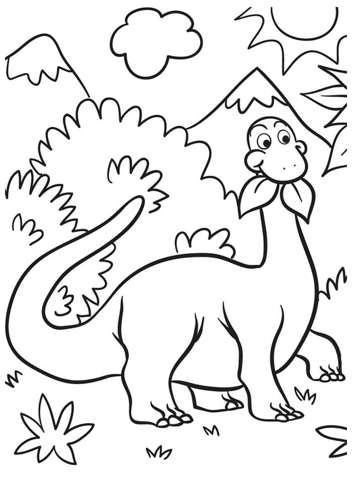 desenho-para-colorir-dinossauro