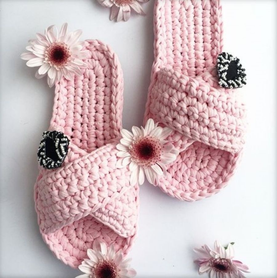 Ideias De Chinelo De Croche