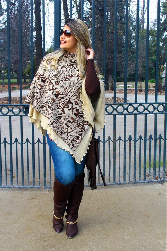 Look com Poncho