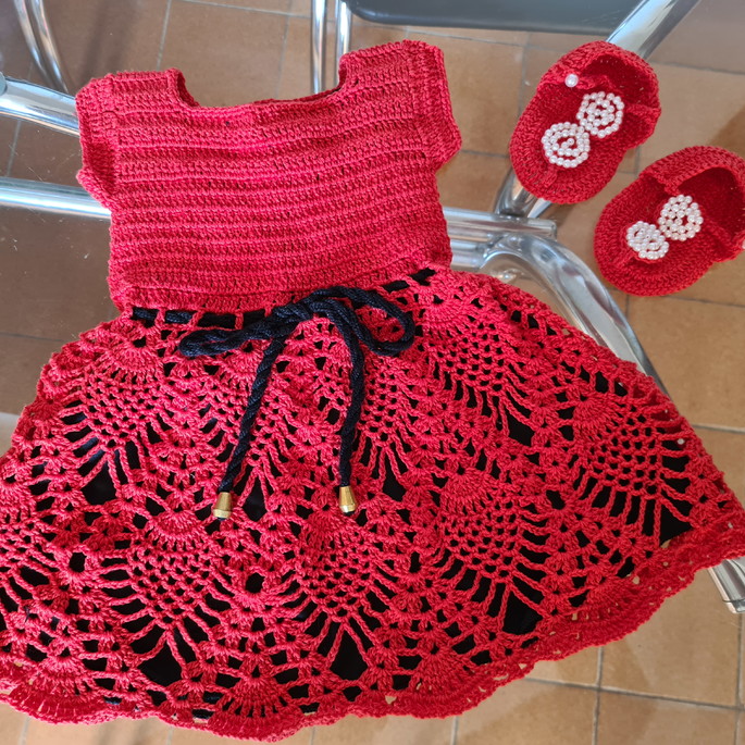 roupinha de bebe de croche menina