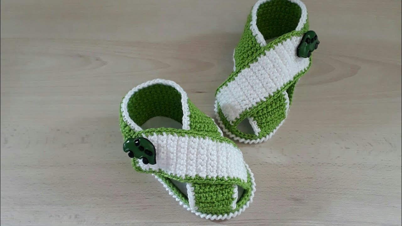 Sandalinha De Croche Para Bebe