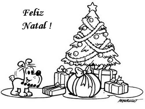 Arvore de Natal para Colorir