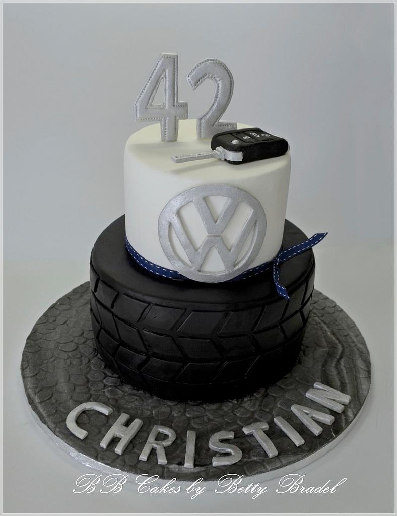 Volkswagen Decorated Cake