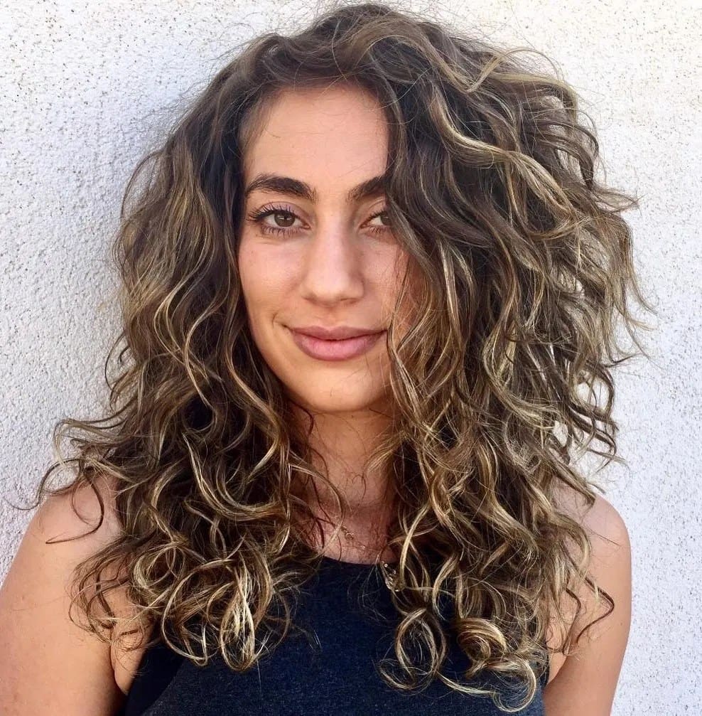 Layered Cut for Curly Hair