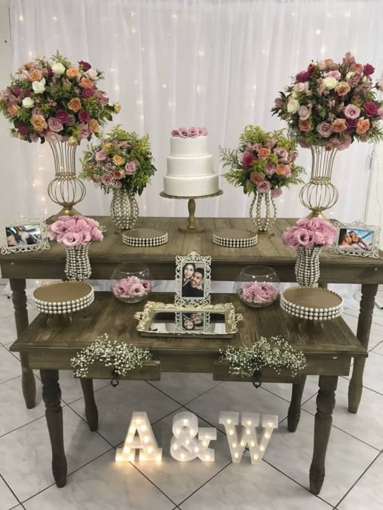 Ideias Enfeites De Mesa Casamento