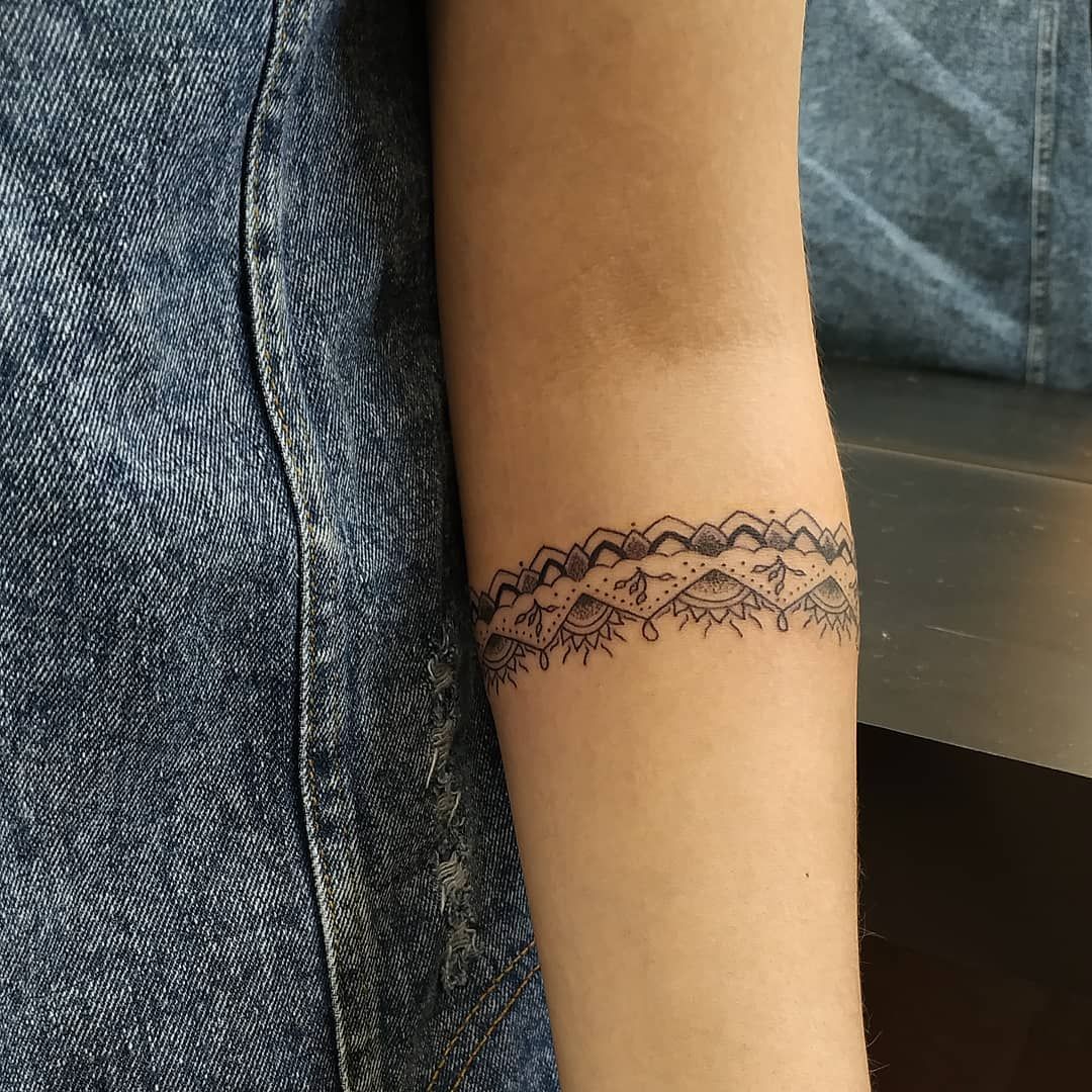 Tatuagem Bracelete Feminina