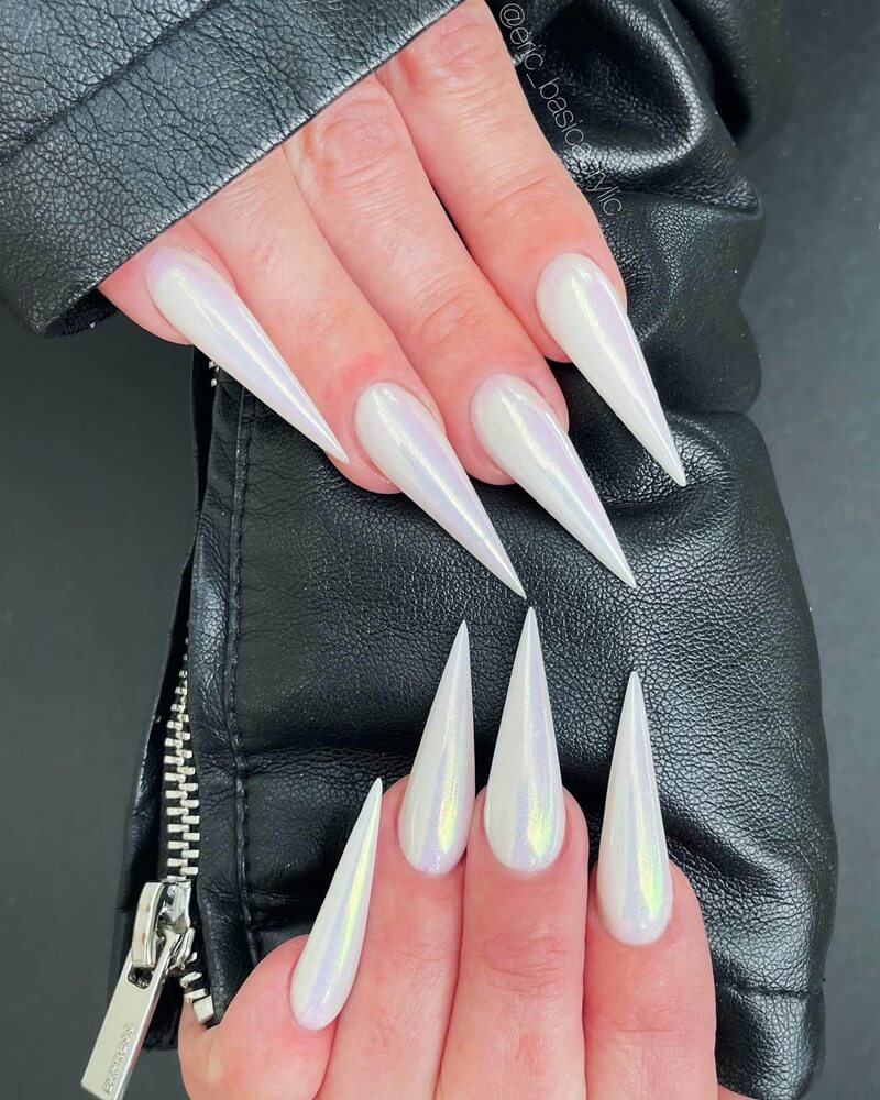 Unhas Stiletto Decoradas