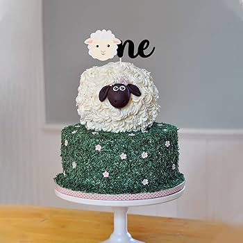 Sheep Decorated Cake