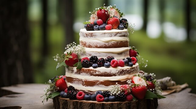 Rustic Wedding Cake