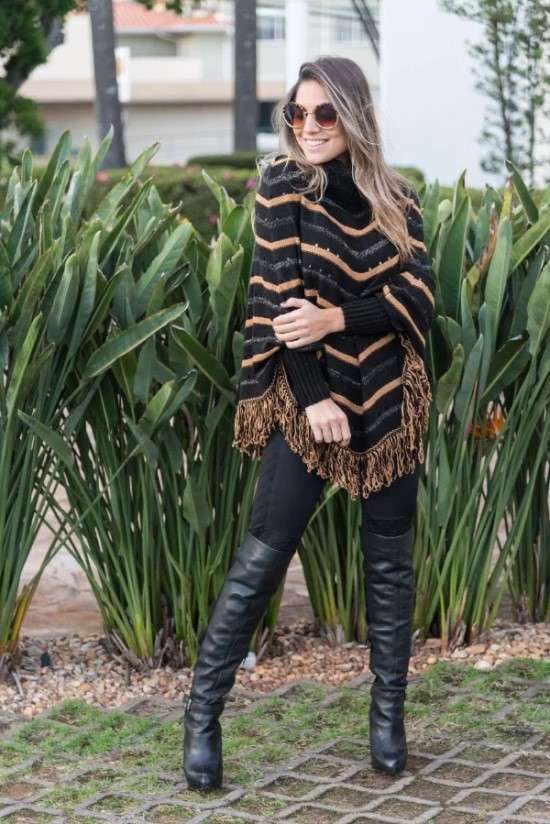 Look com Poncho