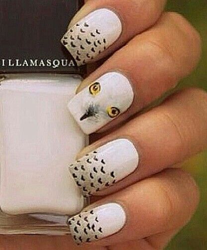 Owl Decorated Nail