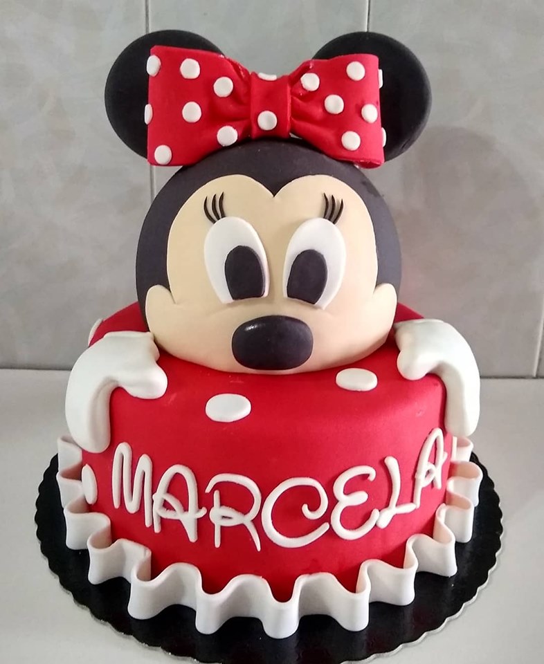 Bolo Decorado Minnie