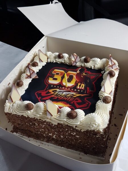 Street Fighter Decorated Cake