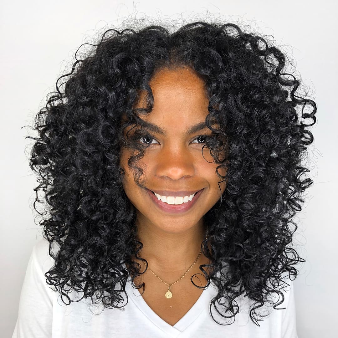 Layered Cut for Curly Hair