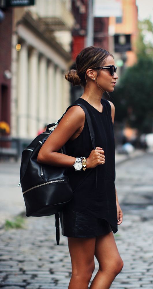 Fashion Look with Women's Backpacks