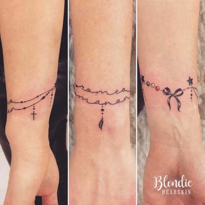 Tatuagem Bracelete Feminina