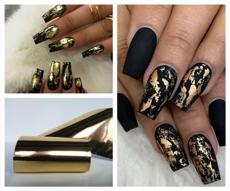 Metallic Decorated Nail