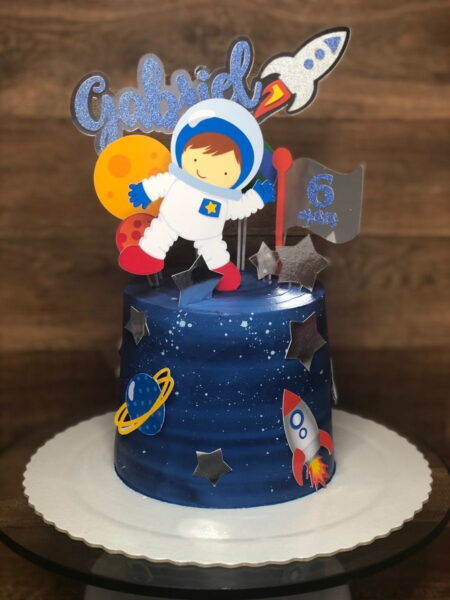 Bolo Decorado Astronauta