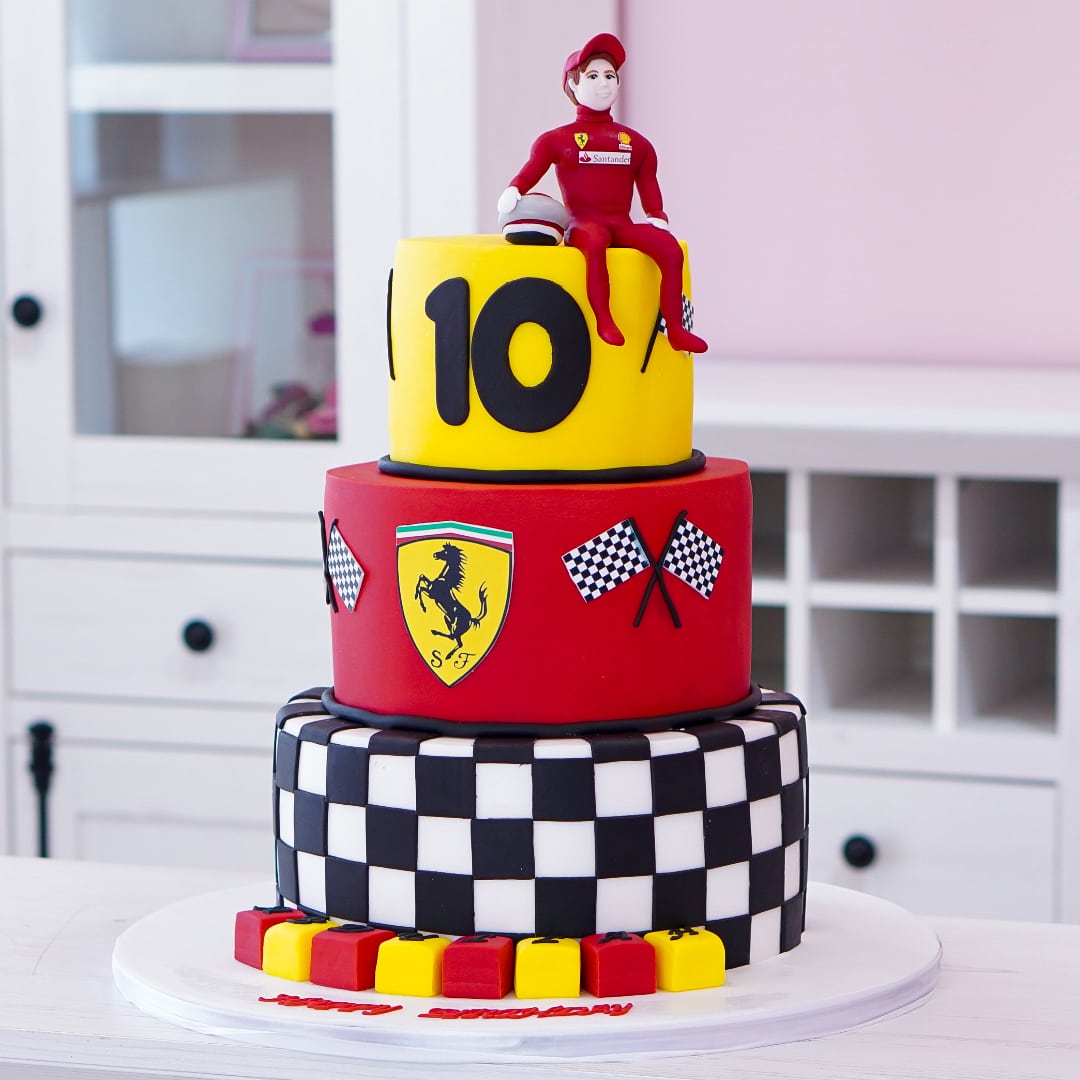 Ferrari Decorated Cake