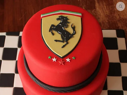 Ferrari Decorated Cake