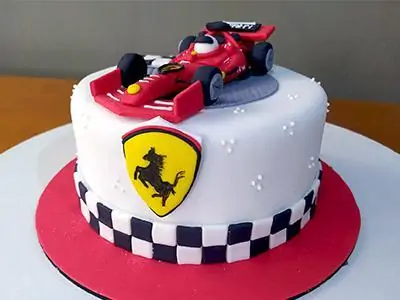 Bolo Decorado Ferrari