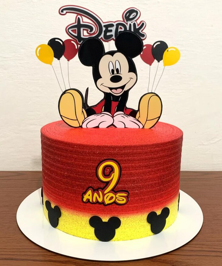 Bolo Decorado Mickey