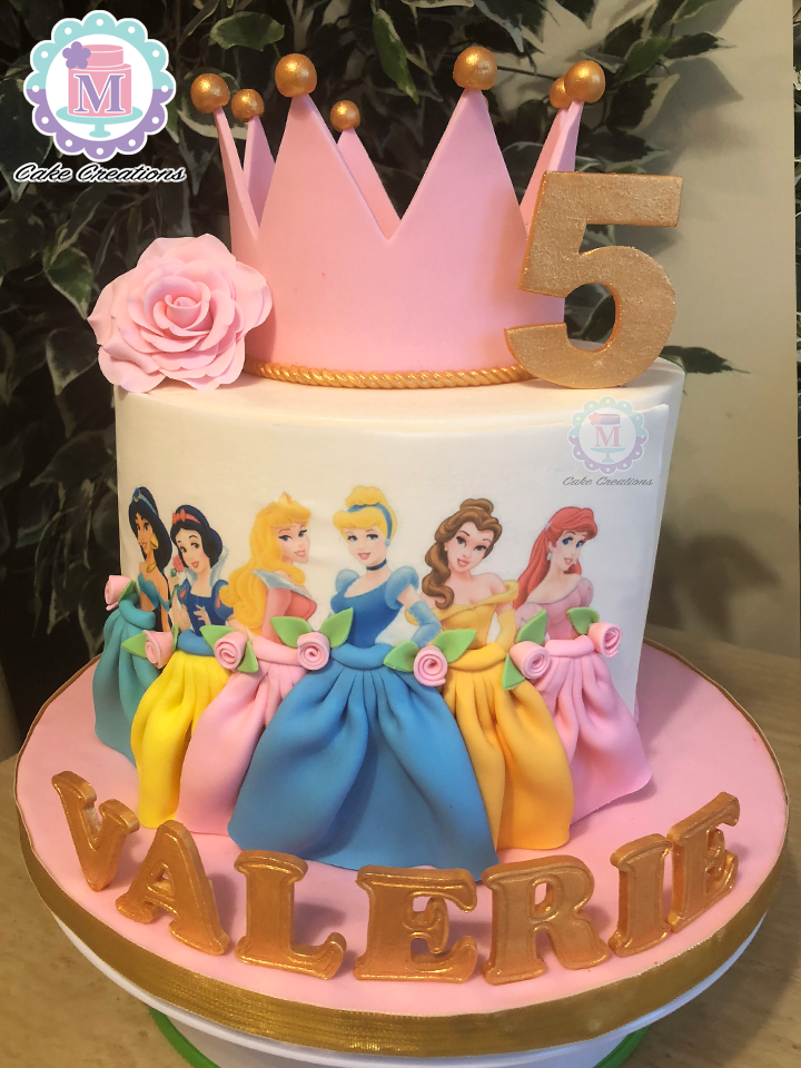 princess decorated cake