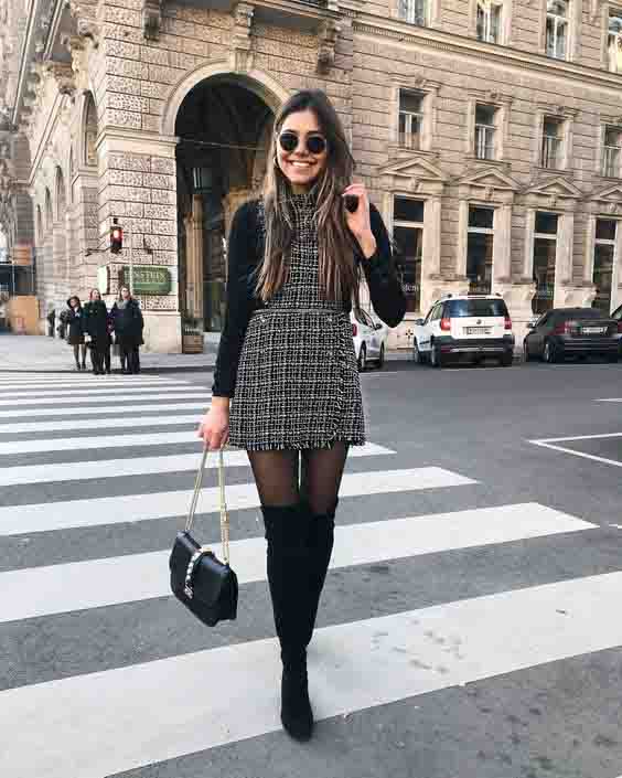 Como usar bota over the knee de forma cool no inverno-Delírios Cotidianos: Dicas de moda e beleza