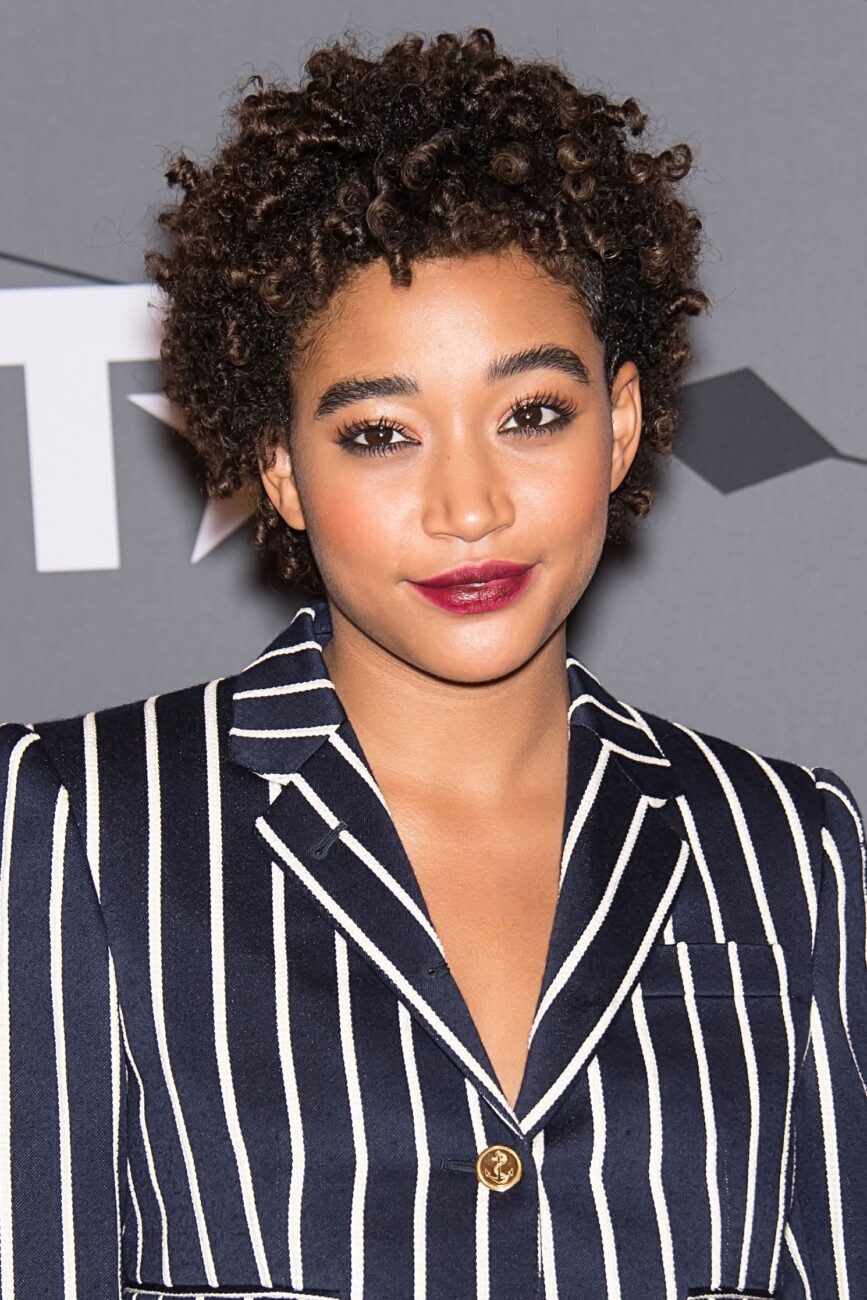 celebrity short curly haircut