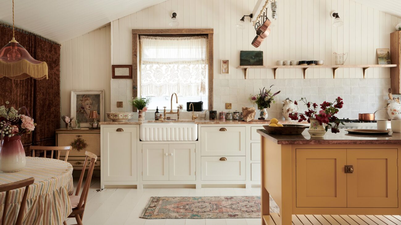 White Kitchen with Wood