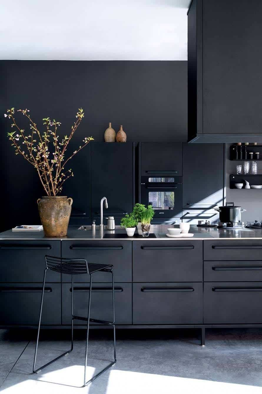 Black Kitchen Decoration