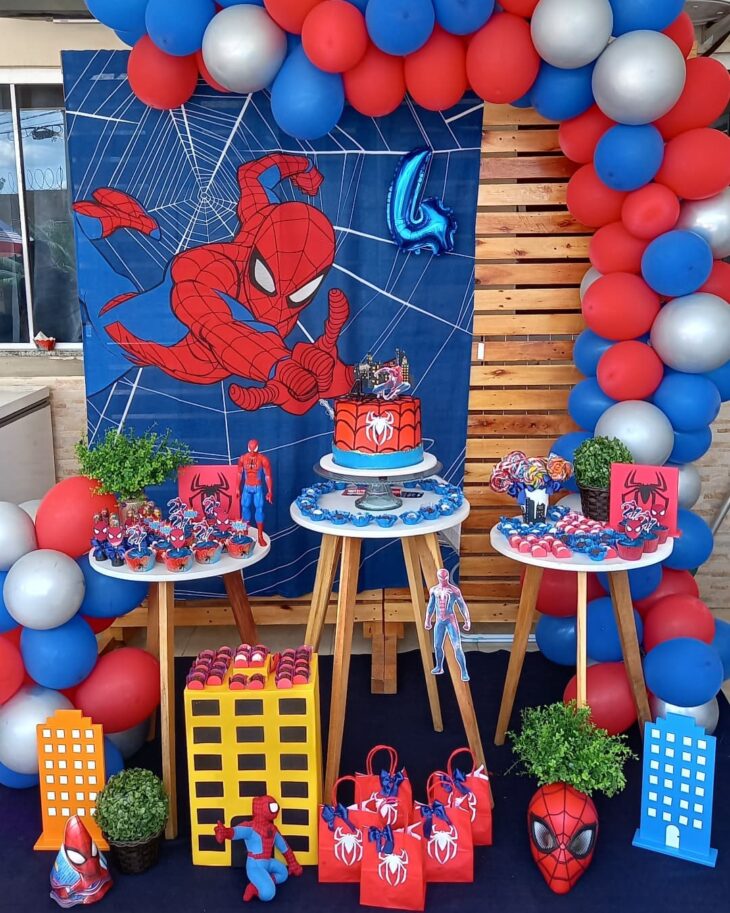 Decoracao Do Homem Aranha Simples