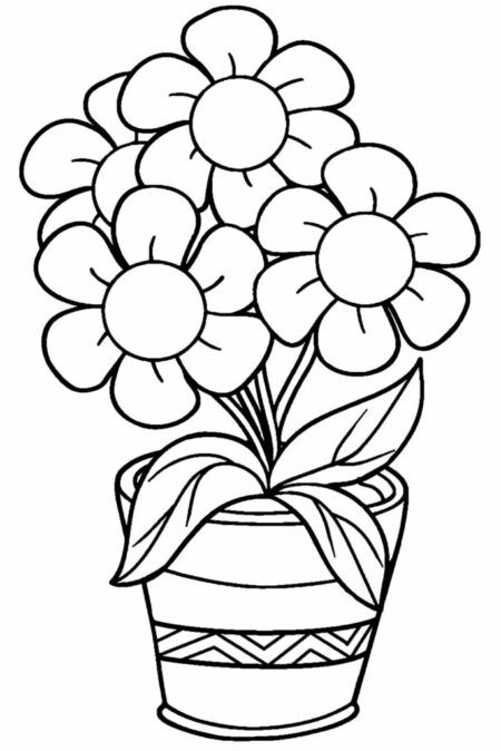 desenho-para-colorir-flores