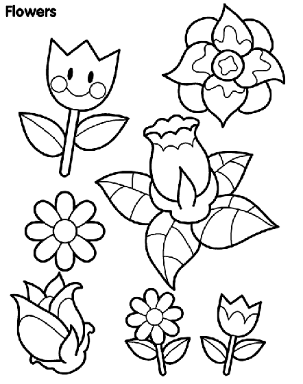 desenho-para-colorir-flores