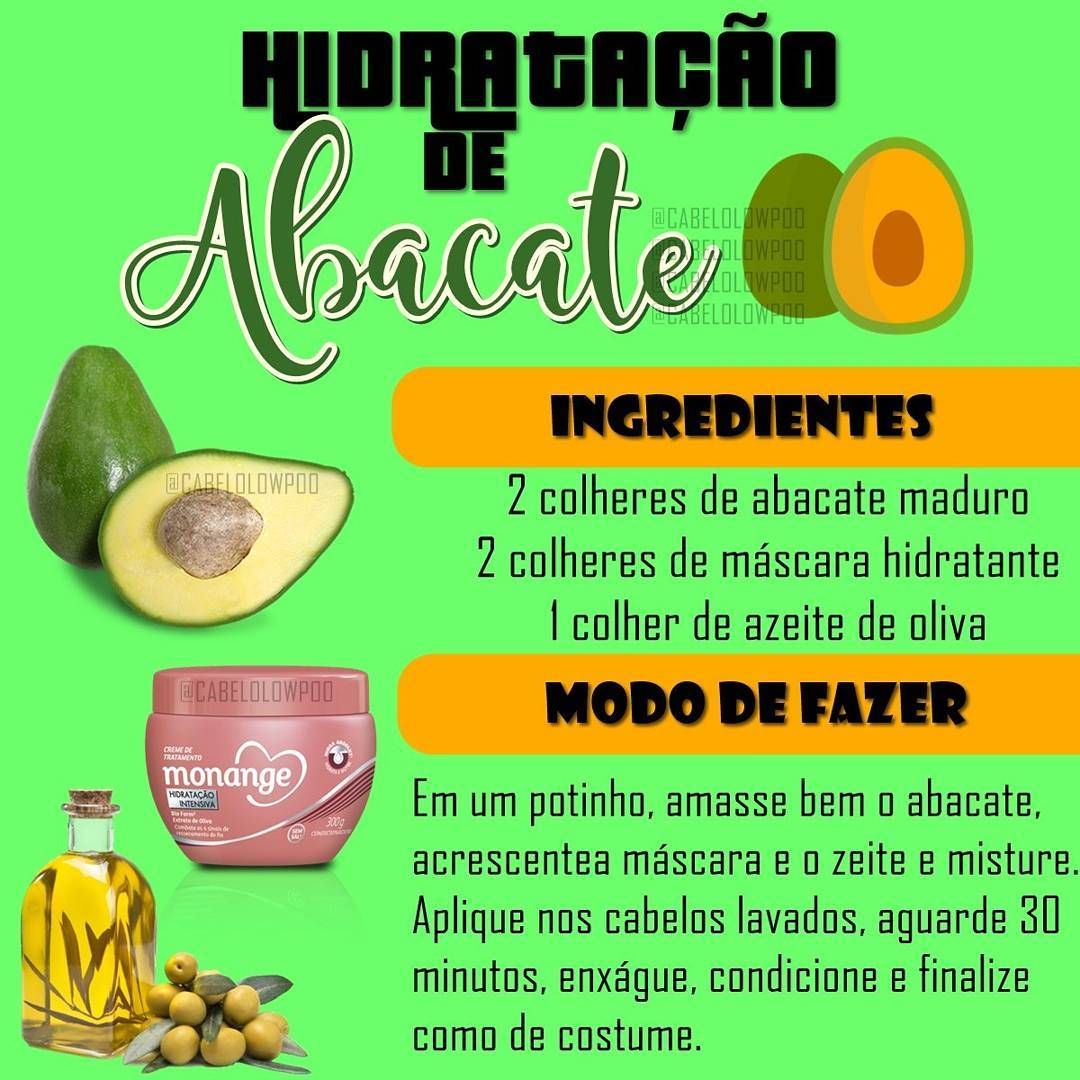 Hidratacao Com Abacate